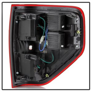 Ford F-150 Tail Lights - SPYDER - Light Bar LED - Red Clear - `09-`14