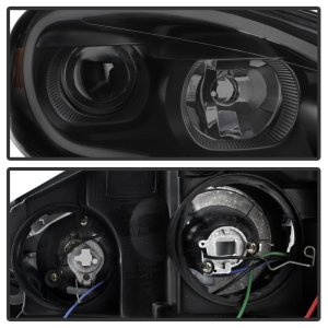 Chevrolet Impala Headlights - SPYDER - LED Light Bar - Black Smoke - `06-`13