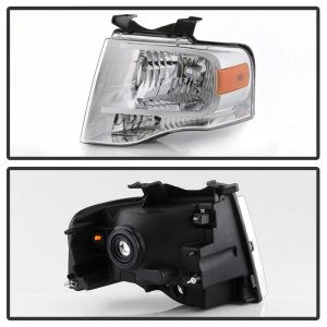 Ford Expedition Headlights - SPYDER - OEM Style - Chrome - `07-`14