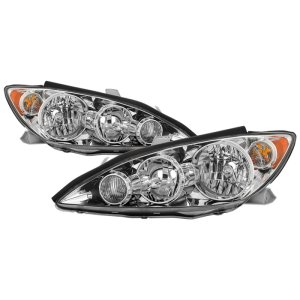 Toyota Camry Headlights - SPYDER - OEM Style - Chrome - `05-`06 Toyota Camry Headlights - SPYDER - OEM Style - Chrome - `05-`06