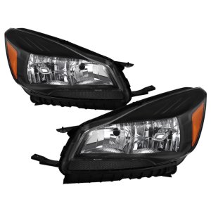 Ford Escape Headlights - SPYDER - OEM Style - Black - `13-`16