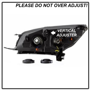 Ford Escape Headlights - SPYDER - OEM Style - Black - `13-`16