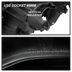 Dodge Grand Caravan Headlights - SPYDER - xTune - Black - `11-`17