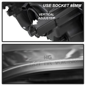 Dodge Grand Caravan Headlights - Driver Side - SPYDER - xTune - `11-`17