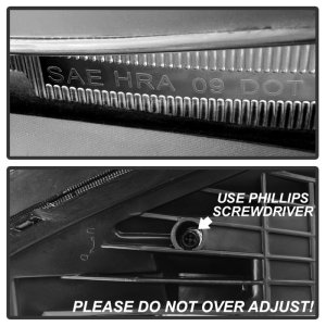 Chevrolet Traverse Headlights - SPYDER - OEM Style - Black - `09-`12