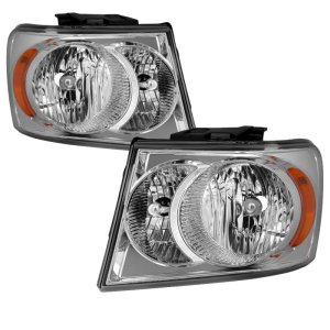 Dodge Durango Headlights - SPYDER - OEM Style - Chrome - `07-`09