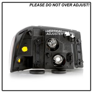 GMC Envoy Headlights - SPYDER - OEM Style - Black - `02-`09
