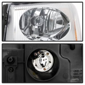 GMC Envoy Headlights - SPYDER - OEM Style - Chrome - `02-`09