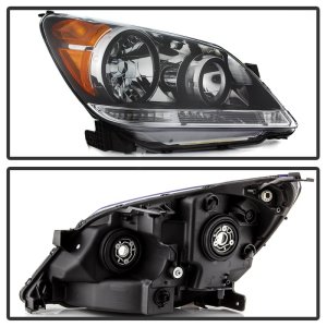 Honda Odyssey Headlights - SPYDER - OEM Style - Black - `08-`10