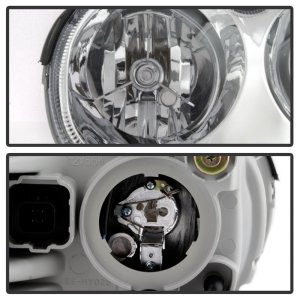 Hyundai Sonata Headlights - SPYDER - OEM Style - Chrome - `02-`05
