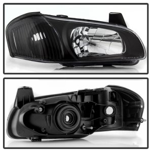 Nissan Maxima Headlights - SPYDER - OEM Style - Black - `00-`01