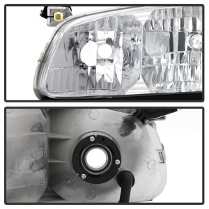 Toyota Camry Headlights - SPYDER - OEM Style - Chrome - `00-`01