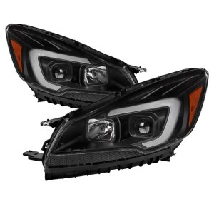 Ford Escape Headlights - SPYDER - xTune LED Light Bar Halogen Projector - Black - `13-`16