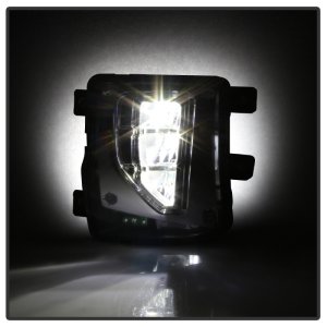 Chevrolet Silverado 1500 Fog Lights - SPYDER - OEM Style Full LED w/Switch - Clear - `16-`18