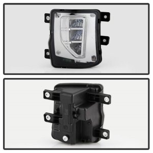 Chevrolet Silverado 1500 Fog Lights - SPYDER - OEM Style Full LED w/Switch - Clear - `16-`18