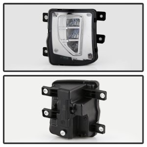 Chevrolet Silverado 1500 Fog Lights - SPYDER - OEM Style Full LED w/Switch - Clear - `16-`18
