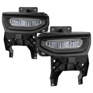 GMC Sierra 1500 Fog Lights - SPYDER - Full LED w/Switch - Clear - `16-`18