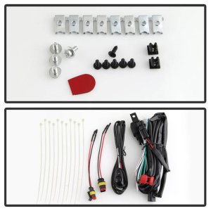 GMC Sierra 1500 Fog Lights - SPYDER - Full LED w/Switch - Clear - `16-`18