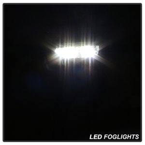 GMC Sierra 1500 Fog Lights - SPYDER - Full LED w/Switch - Clear - `16-`18