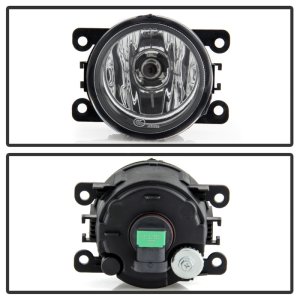 Nissan Titan Fog Lights - SPYDER - OEM Style w/Switch - Clear - `16-`18