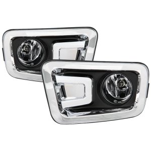 Nissan Titan Fog Lights - SPYDER - OEM Style w/Switch - Clear - `16-`18