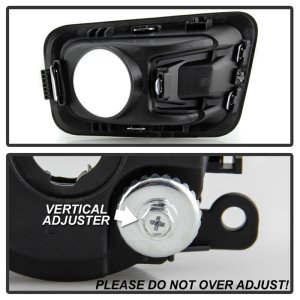 Nissan Titan Fog Lights - SPYDER - OEM Style w/Switch - Clear - `16-`18