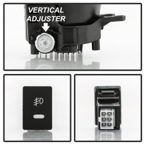 Lexus GS450h Fog Lights - SPYDER - OEM LED w/Switch - Clear - `13-`15 Lexus GS450h Fog Lights - SPYDER - OEM LED w/Switch - Clear - `13-`15