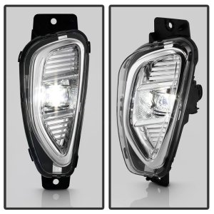 Ford Escape Fog Lights - SPYDER - OEM Style LED w/Switch - Clear - `20-`22