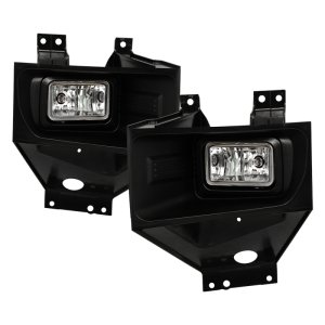 Ford F250 Fog Lights - SPYDER - LED with Switch - Clear - `17-`19