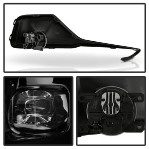 Honda Accord Fog Lights - SPYDER - OEM Full LED w/Switch - Clear - `21-`22