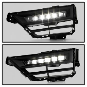 Honda CRV Hybrid Fog Lights - SPYDER - OEM Full LED w/Switch - Clear - `20-`22