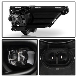 Honda CRV Fog Lights - SPYDER - OEM Full LED w/Switch - Clear - `20-`22