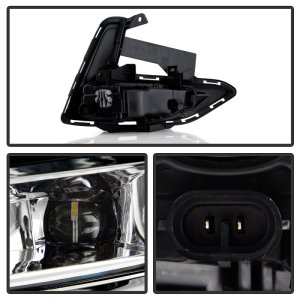 Nissan Sentra Fog Lights - SPYDER - OEM LED - Clear - `20-`22 Nissan Sentra Fog Lights - SPYDER - OEM LED - Clear - `20-`22