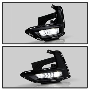 Nissan Sentra Fog Lights - SPYDER - OEM LED - Clear - `20-`22 Nissan Sentra Fog Lights - SPYDER - OEM LED - Clear - `20-`22
