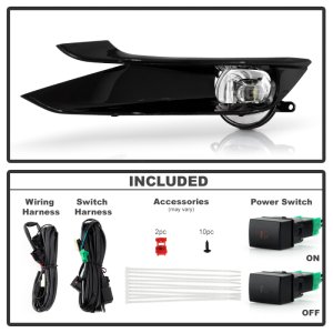 Toyota Sienna Fog Lights - SPYDER - OEM Full LED w/Switch - `21-`23