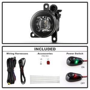 Ford Big Bend Fog Lights - SPYDER - OEM Full LED w/ Switch - `21-`23