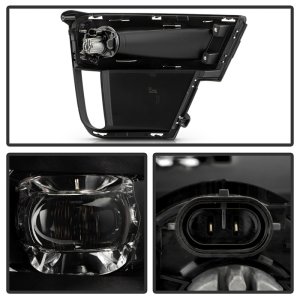 Ford Expedition Fog Lights - SPYDER - OEM Specific, LED, w/ Switch - Clear - `22-`24