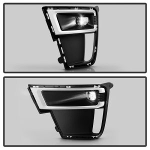 Ford Expedition Fog Lights - SPYDER - OEM Specific, LED, w/ Switch - Clear - `22-`24