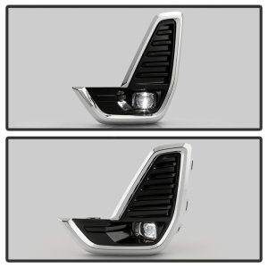 GMC Acadia Fog Light Assembly - SPYDER - OEM LED w/ Switch - Clear - `20-`23