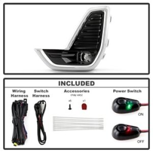 GMC Acadia Fog Light Assembly - SPYDER - OEM LED w/ Switch - Clear - `20-`23