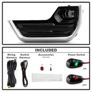 GMC Terrain Fog Lights - SPYDER - OEM LED w/Switch - Clear - `22-`24