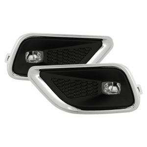 Jeep Cherokee Fog Lights - SPYDER - OEM LED w/ Switch - Clear - `19-`23