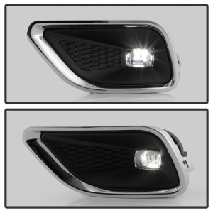 Jeep Cherokee Fog Lights - SPYDER - OEM LED w/ Switch - Clear - `19-`23