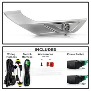 Mitsubishi Outlander Fog Lights - SPYDER - LED w/ Switch - Clear - `22-`24 Mitsubishi Outlander Fog Lights - SPYDER - LED w/ Switch - Clear - `22-`24