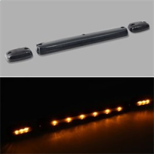 Chevrolet Silverado Cab Roof Lights - SPYDER - Amber LED - Smoke - `07-`13
