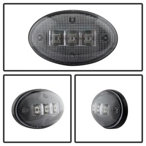 Ford Superduty F250 Fender Lights - SPYDER - LED - Clear - `99-`10