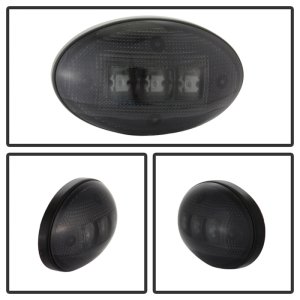 Ford Superduty F450 Fender Lights - SPYDER - xTune LED Side Fender Lights - Smoke - `99-`10