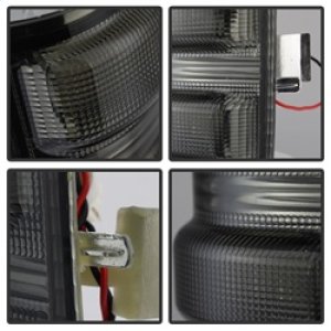 Ford F350 Mirror Signal Lens - SPYDER - Amber LED - Smoke - `08-`14