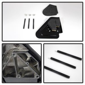 Dodge Ram Side Mirror - Left - SPYDER - xTune, Manual Extendable, Manual Adjustable, LED Turn Signal - Black - `94-`01