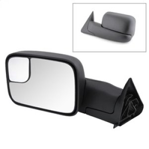 Dodge Ram Side Mirror - Left - SPYDER - xTune, Manual Extendable, Manual Adjustable, LED Turn Signal - Black - `94-`01